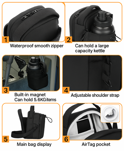 TD Magnetic Gym Bag, Strap Included